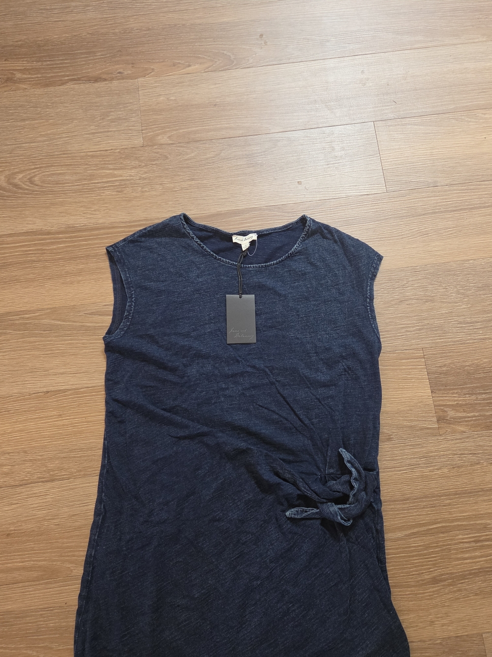 Jane and Delancey Navy Blue Knit Short Dress - Picture 4 of 7